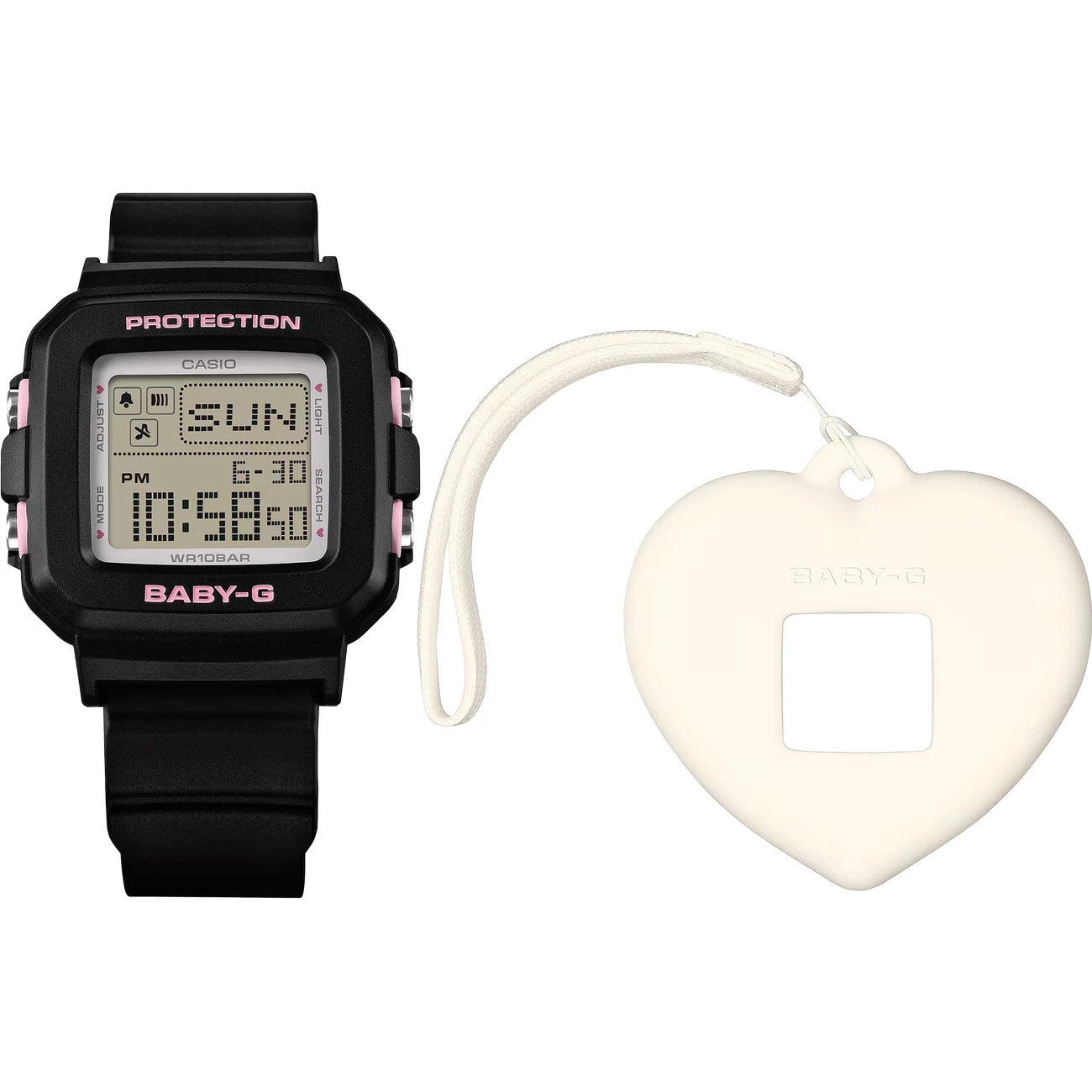 ساعت مچی دیجیتال زنانه کاسیو CASIO مدل BGD-10KH-1DR ضد ضربه — تصویر ۳