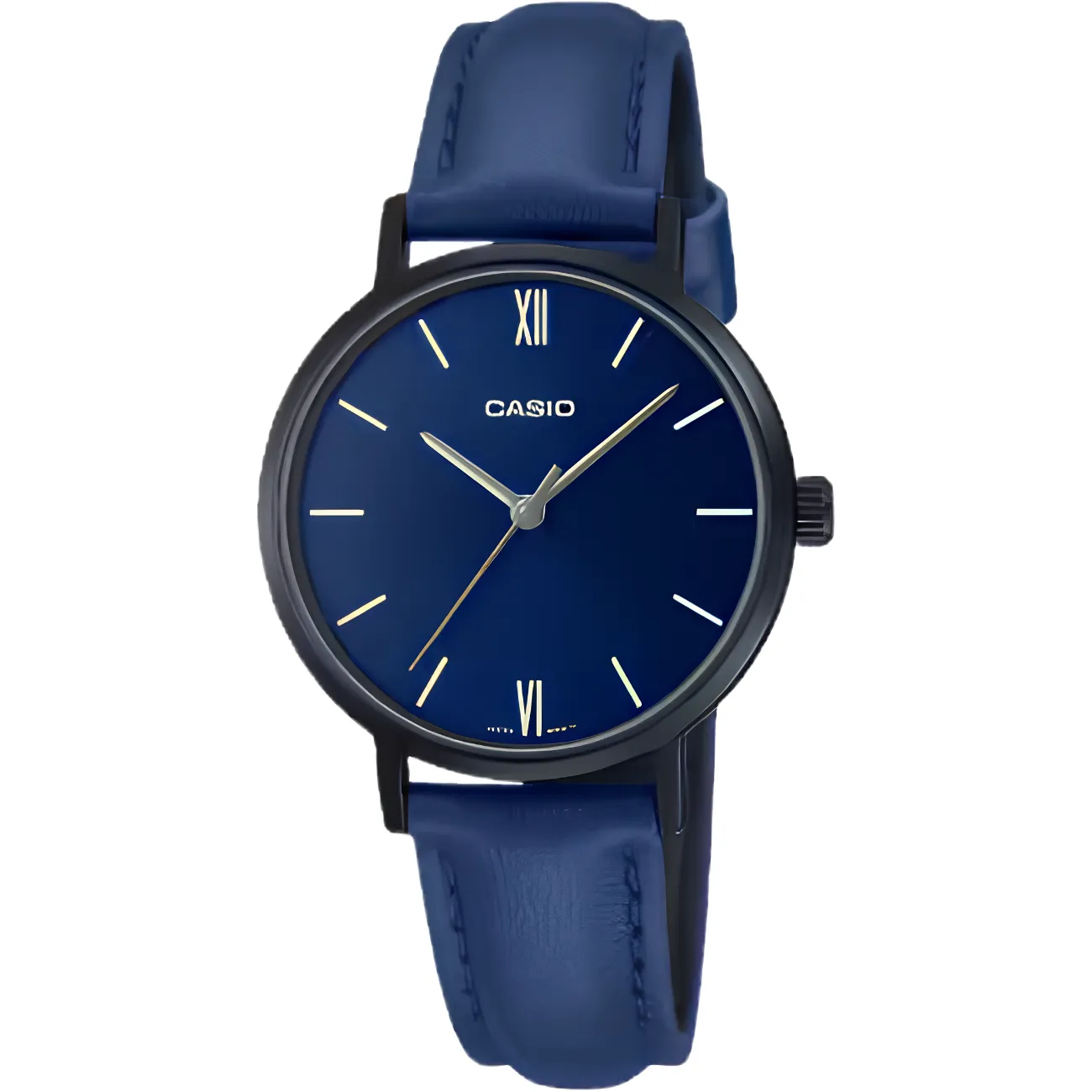 ساعت مچی زنانه کاسیو Casio مدل LTP-VT02BL-3AUDF بند چرمی — تصویر ۶