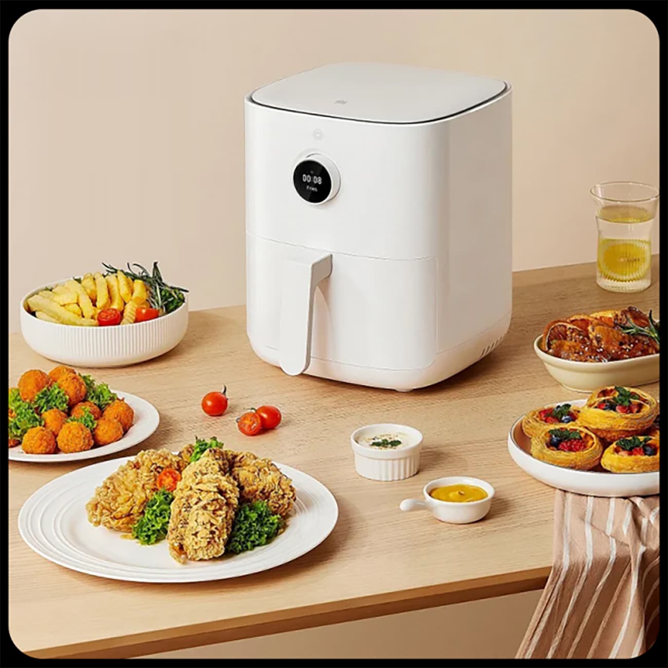 هواپز و سرخ کن هوشمند 3.5 لیتر 1500 وات شیائومی MAF02 — تصویر ۳