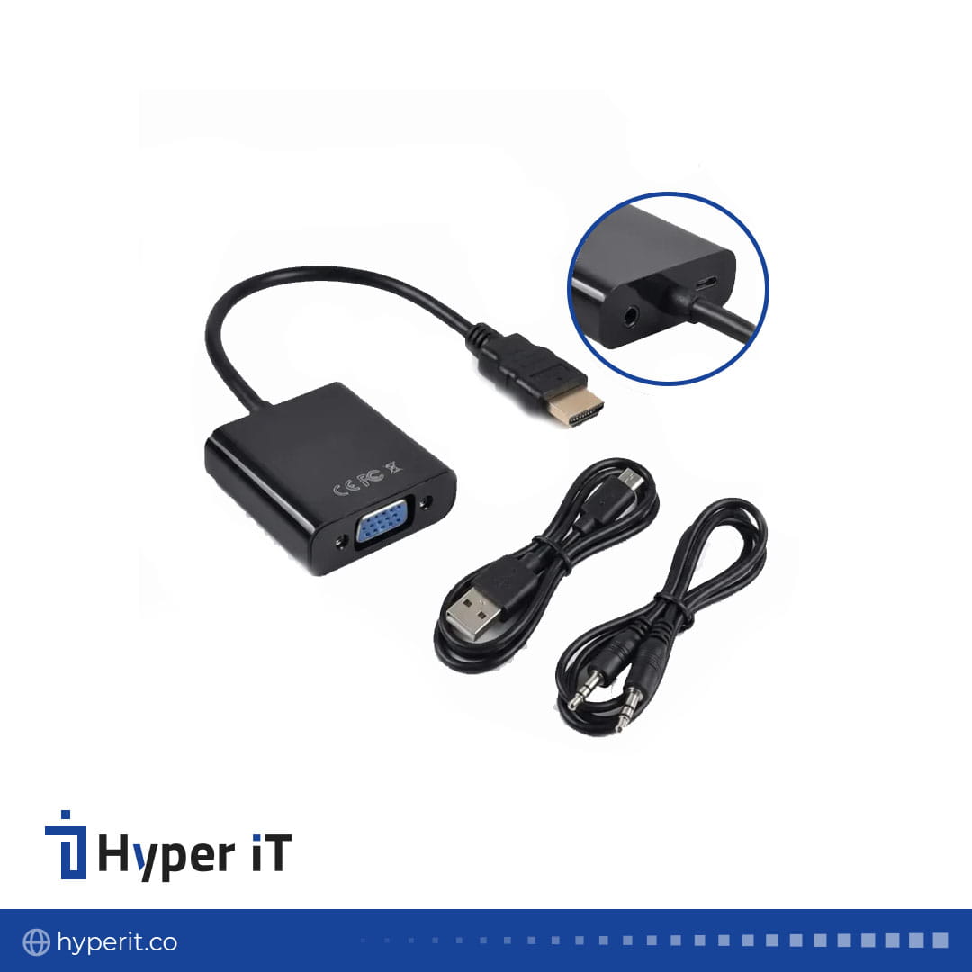 تبدیل HDMI TO VGA برق دار — تصویر ۲