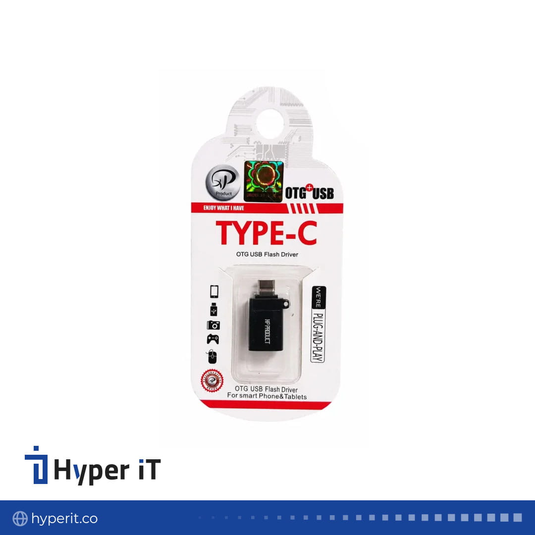 OTG تایپ سی ۰۰۴U برند XP — تصویر ۳