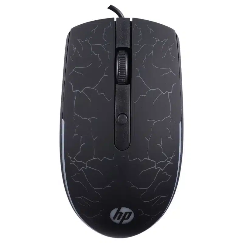 موس سیم دار RGB طرح HP مدل X600