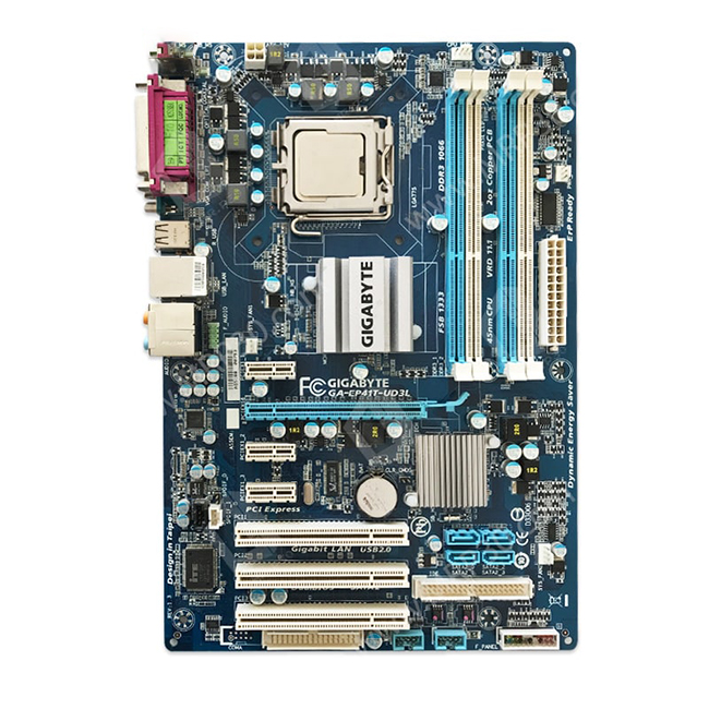 مادربرد گیگابایت Gigabyte EP41T UD3L + Intel Pentium 4 Stock کارکرده