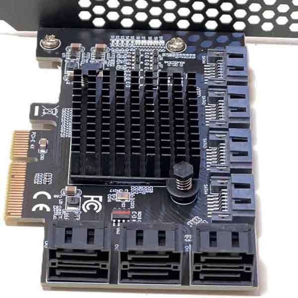 کارت تبدیل PCI-e به ساتا SATA ده پورت