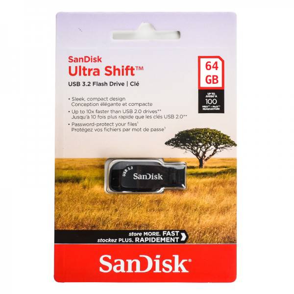 فلش مموری 64 گیگ USB 3.2 برند SANDISK مدل SDCZ410A-064G-F46 — تصویر ۳