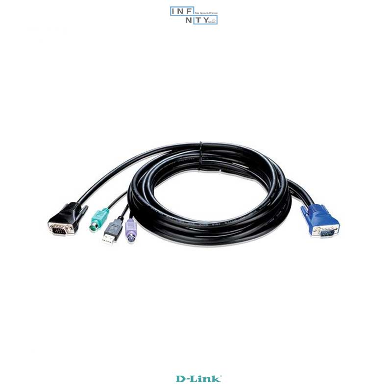 کابل 5 متری KVM دی لینک D-LINK مدل KVM-403 — تصویر ۲
