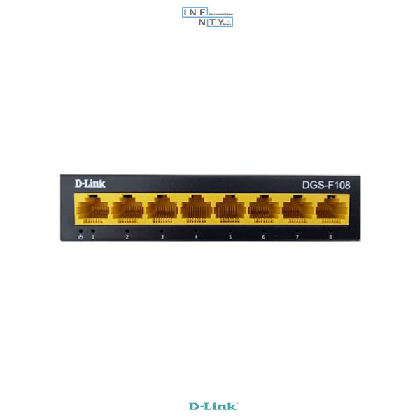 سوییچ شبکه D-LINK دی لینک مدل DGS-F108