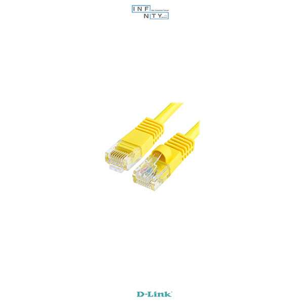 کابل پچ کورد 3 متری CAT6 دی لینک D-Link مدل NCB-C6UYELLOWR1-3 — تصویر ۲