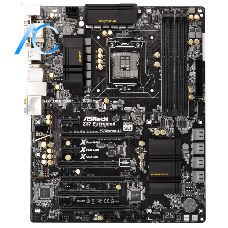 مادربرد دسته دوم مدل MAINBOARD USED ASROCK Z87 EXTREME4