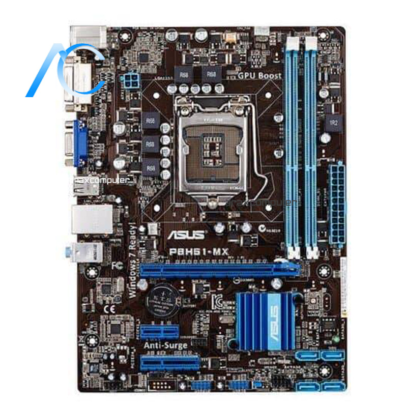 مادربرد دسته دوم ایسوس مدل MAINBOARD USED ASUS H61-MX