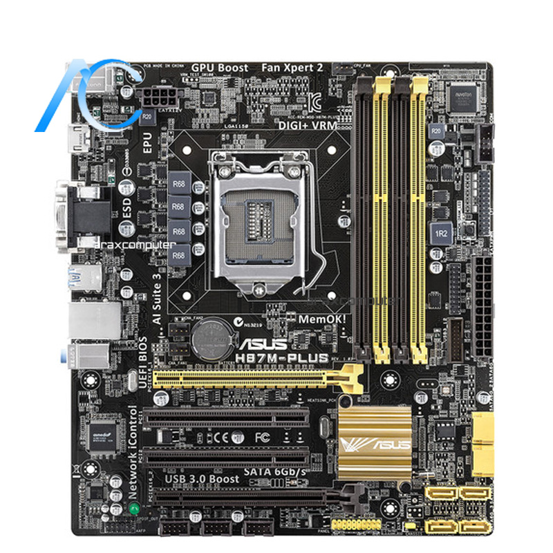 مادربرد دست دوم ایسوس مدل MAINBOARD USED ASUS H87M-PLUS