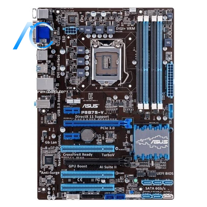 مادربرد دست دوم ایسوس مدل MAINBOARD USED ASUS P8B75-V