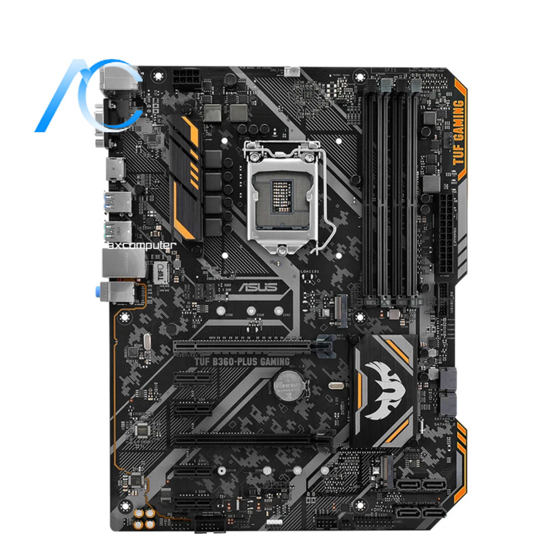 مادربرد دسته دوم ایسوس مدل MAINBOARD USED ASUS TUF B360-PLUS GAMING