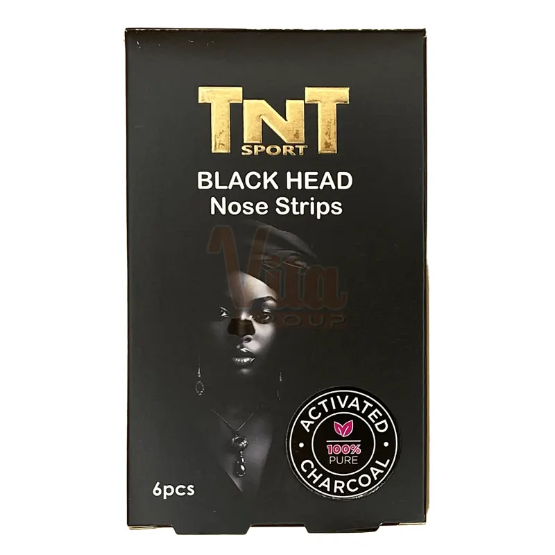 چسب بینی تی ان تی زغالی Activated Charcoal بسته 6 عددی — تصویر ۲