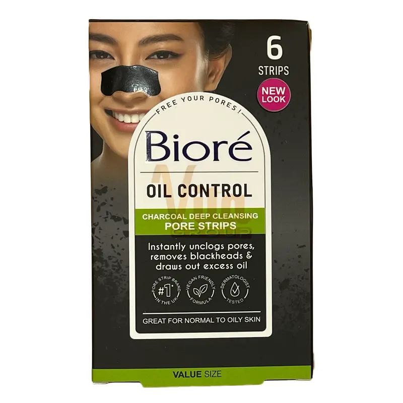 چسب بینی بیوره زغالی Oil Control بسته 6 عددی — تصویر ۲