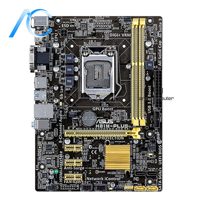 مادربرد دسته دوم ایسوس مدل MAINBOARD USED ASUS H81M-PLUS