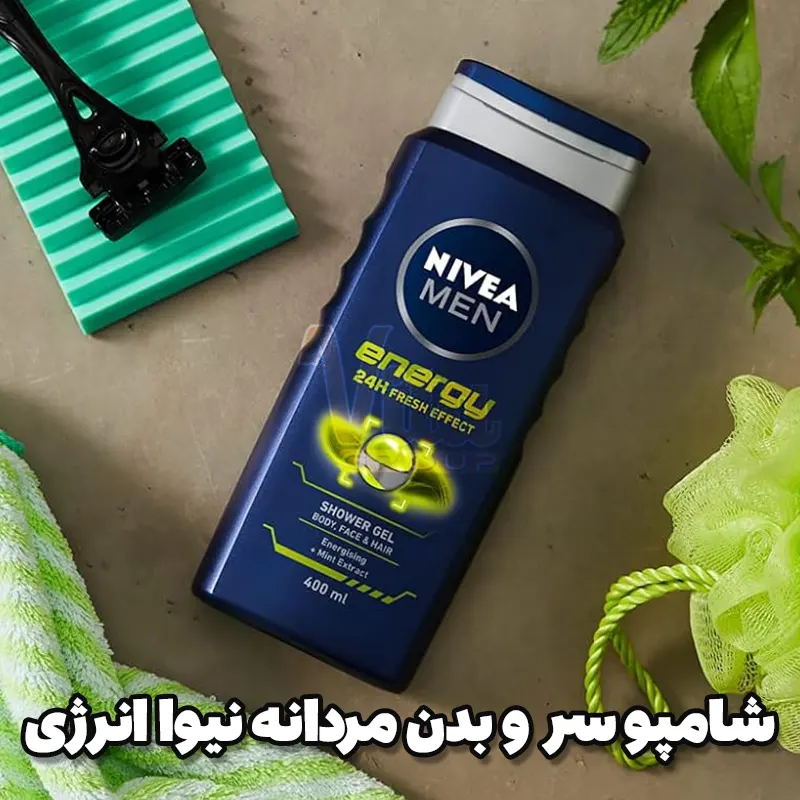 شامپو سر و بدن نیوا انرژی حجم 400 میل — تصویر ۵