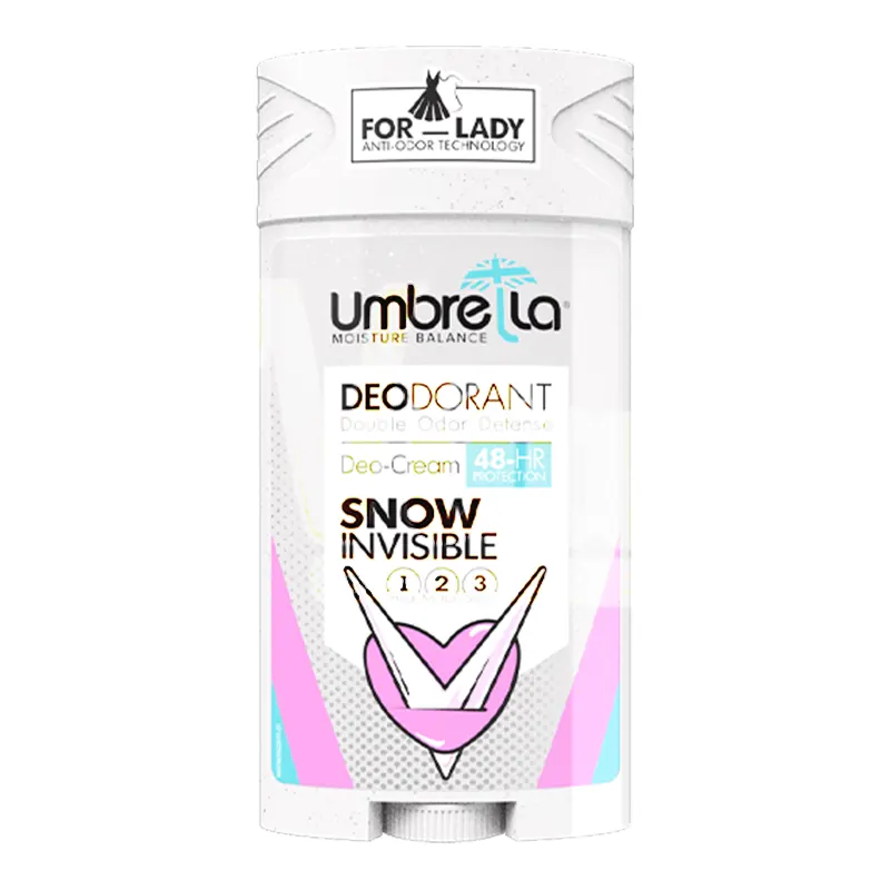 استیک دئودورانت زنانه آمبرلا Snow Invisible حجم 90 میل — تصویر ۲