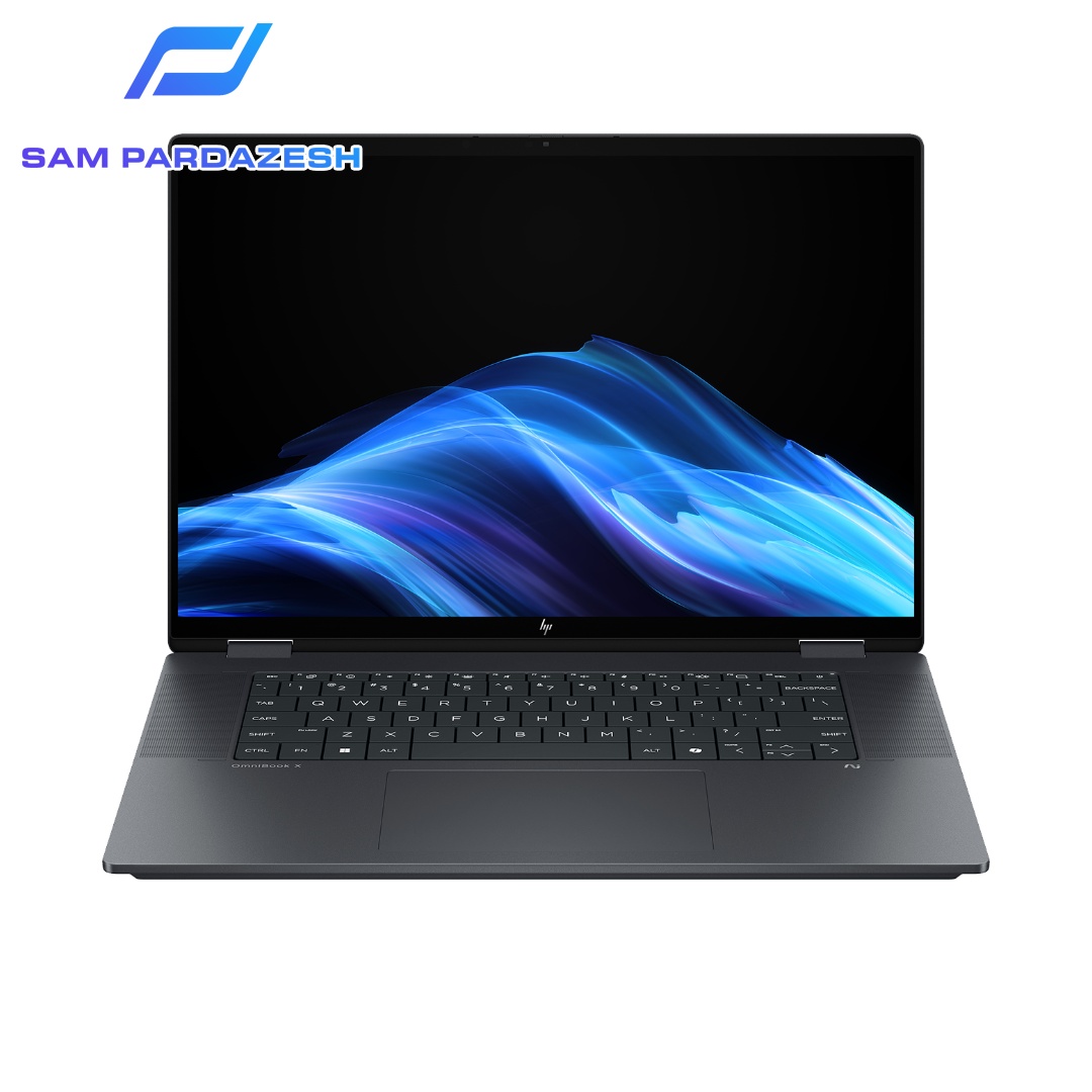 لپ تاپ اچ پی 16 اینچی HP OmniBook X Flip 2-in-1 AS0023DX Core Ultra 7 256V 16GB LPDDR5X 512GB SSD Intel