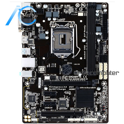 مادربرد دسته دوم گیگابایت مدل MAINBOARD USED GIGABYTE GA-B85M-HD3