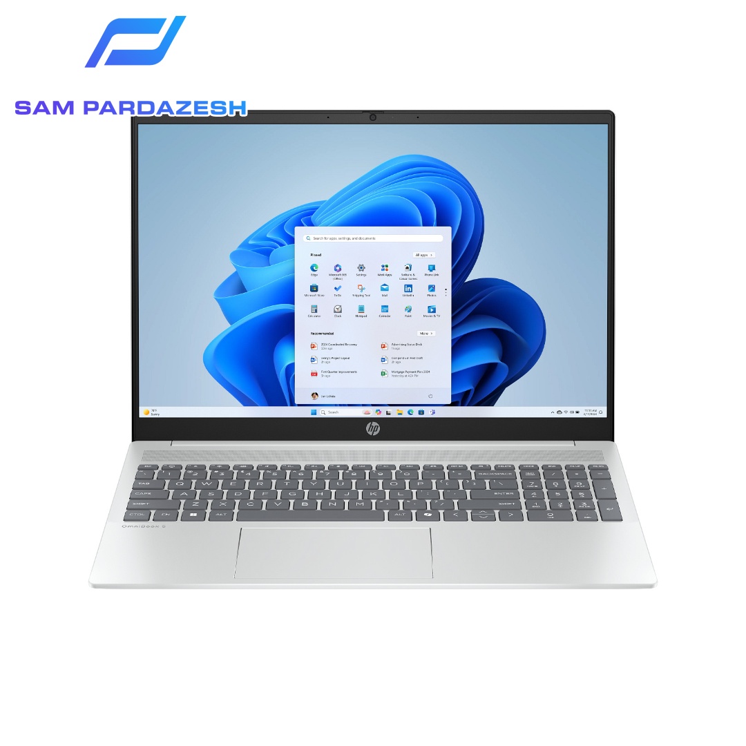 لپ تاپ اچ پی 16 اینچی HP OmniBook 5 16 AF1017WM Core Ultra 7 255U 16GB DDR5 512GB SSD Intel