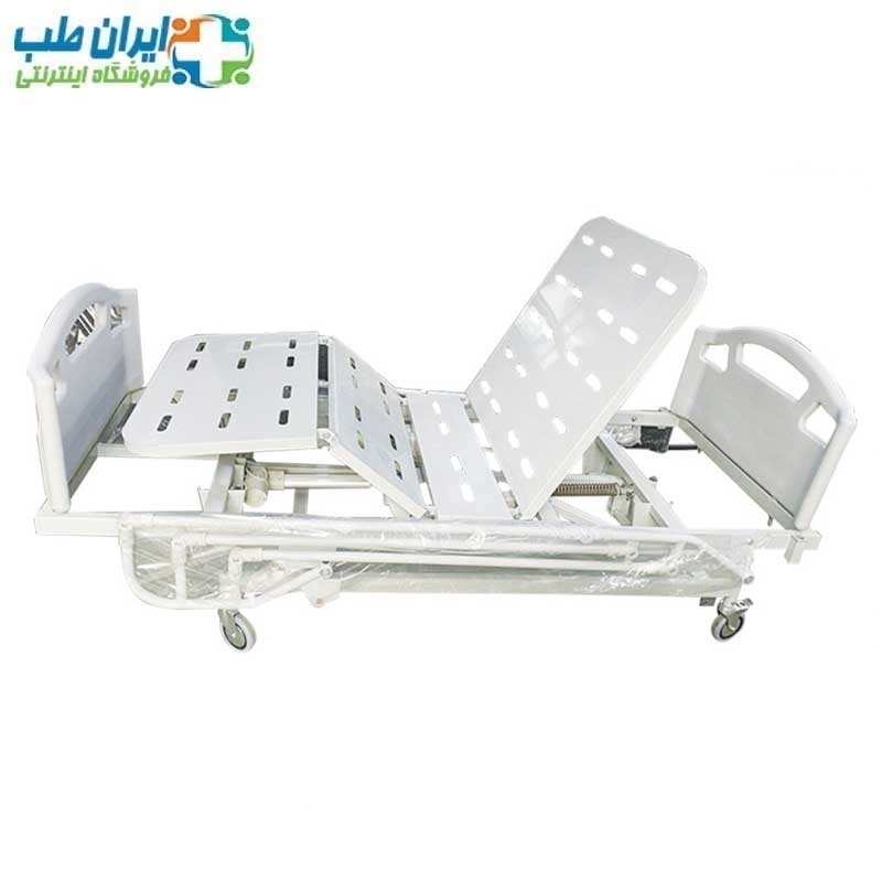 تخت بیمارستانی خانگی برقی صفحه فلزی تحمل وزن 160 کیلوگرم — تصویر ۳