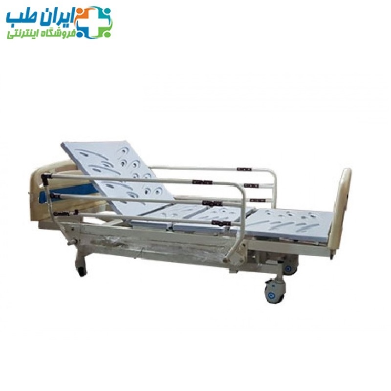 تخت بیمارستانی مناسب منزل برقی شاسی سبک ساده — تصویر ۸