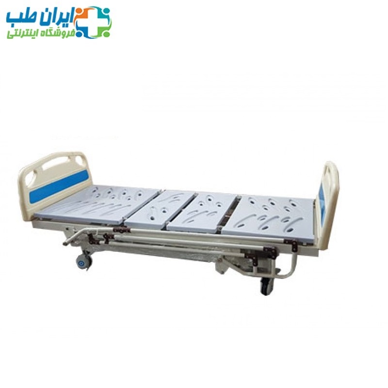 تخت بیمارستانی مناسب منزل برقی شاسی سبک ساده — تصویر ۴