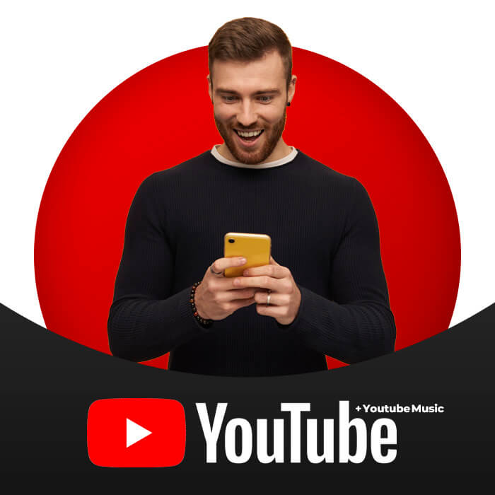 خرید اکانت یوتیوب پریمیوم | یوتیوب و یوتیوب موزیک به صورت همزمان — تصویر ۲