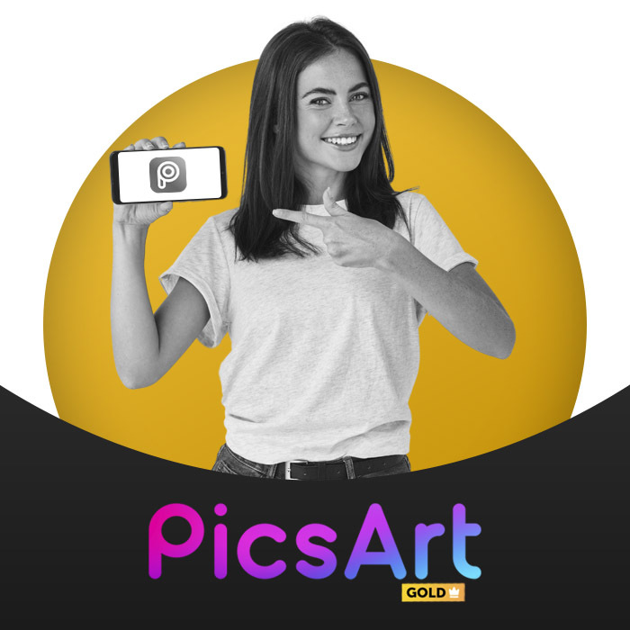 خرید اکانت PicsArt Gold (پیکس آرت) تحویل آنی — تصویر ۳