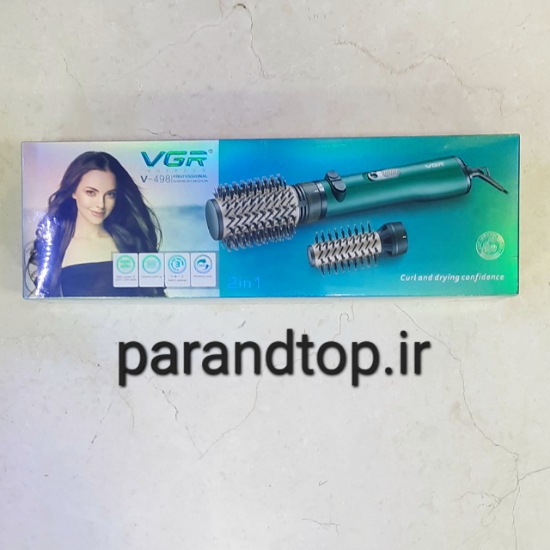سشوار برس دار چرخشی وی جی آر مدل VGR V-498 حرفه ای (اورجینال)