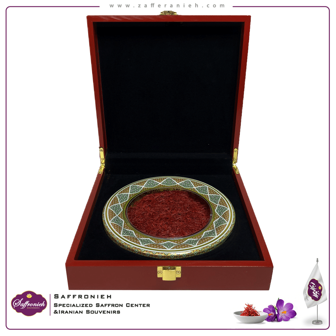 پک چوبی هدیه زعفران مدل مشاهیر — تصویر ۶
