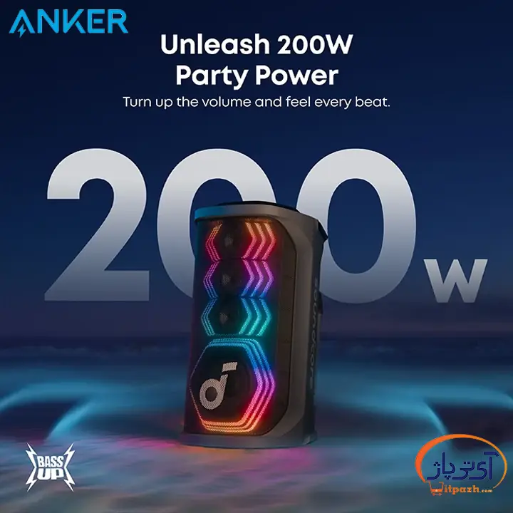اسپیکر قابل حمل انکر مدل RAVE 3S A31A3012 — تصویر ۳