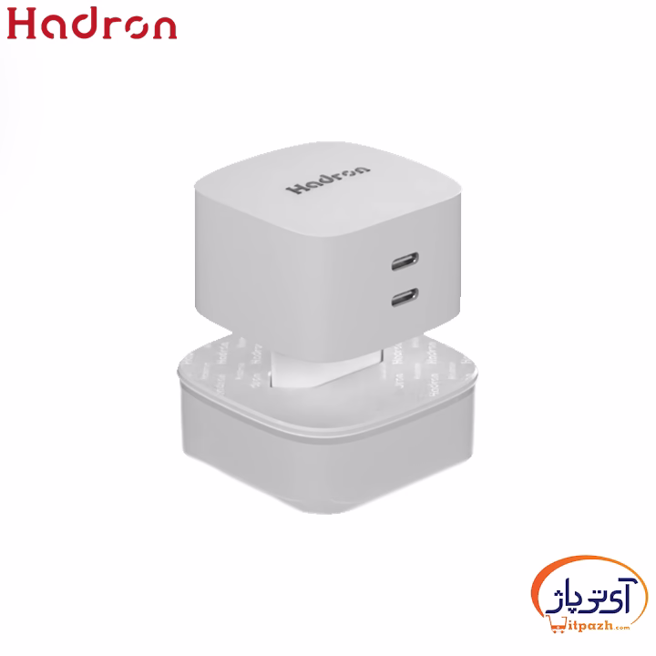 شارژر دیواری هادرون 65وات Type-C دو پورت C1016 — تصویر ۳
