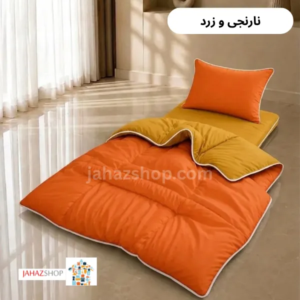 تشک میهمان ساده به همراه لحاف دورو (قیطون دوزی ) طرح آوا — تصویر ۶