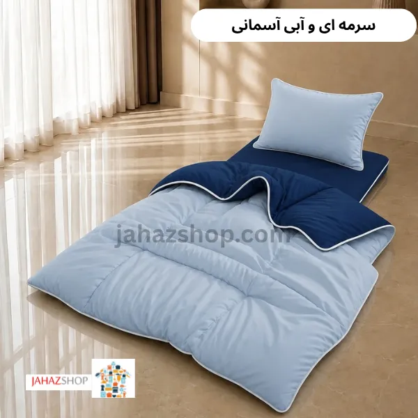 تشک میهمان ساده به همراه لحاف دورو (قیطون دوزی ) طرح آوا — تصویر ۴