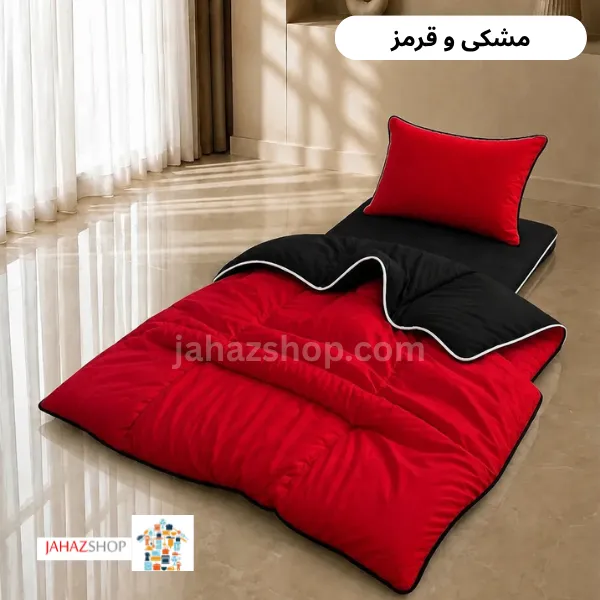 تشک میهمان ساده به همراه لحاف دورو (قیطون دوزی ) طرح آوا — تصویر ۳