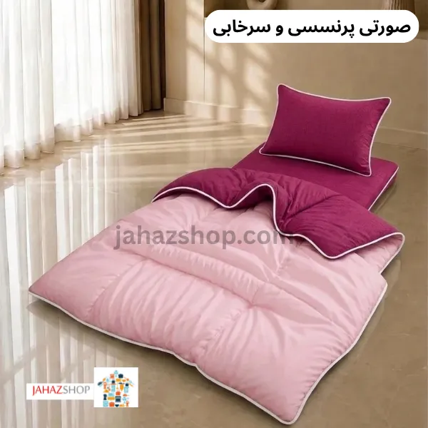 تشک میهمان ساده به همراه لحاف دورو (قیطون دوزی ) طرح آوا — تصویر ۷