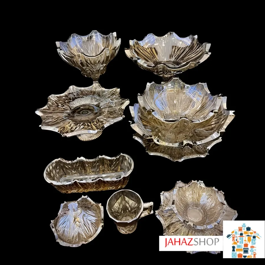 سرویس ۱۲ نفره کریستال الیز ارغوانی — تصویر ۲
