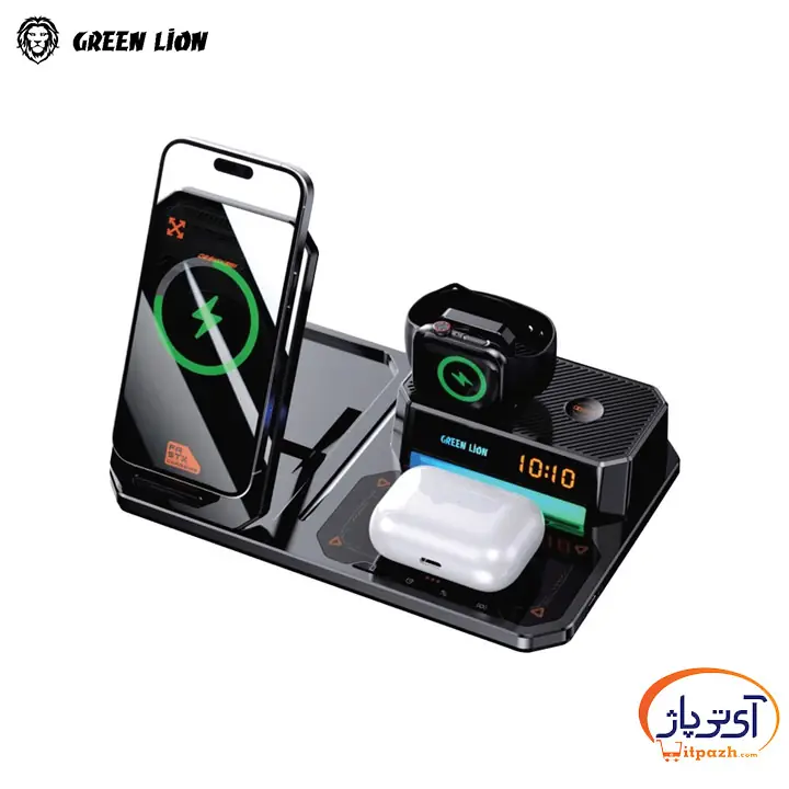 شارژر وایرلس گرین لاین MULTIFUNCTIONAL 6 IN 1