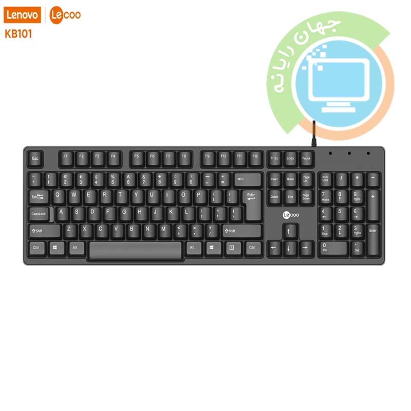 کیبورد سیم دار Lenovo Lecoo KB101