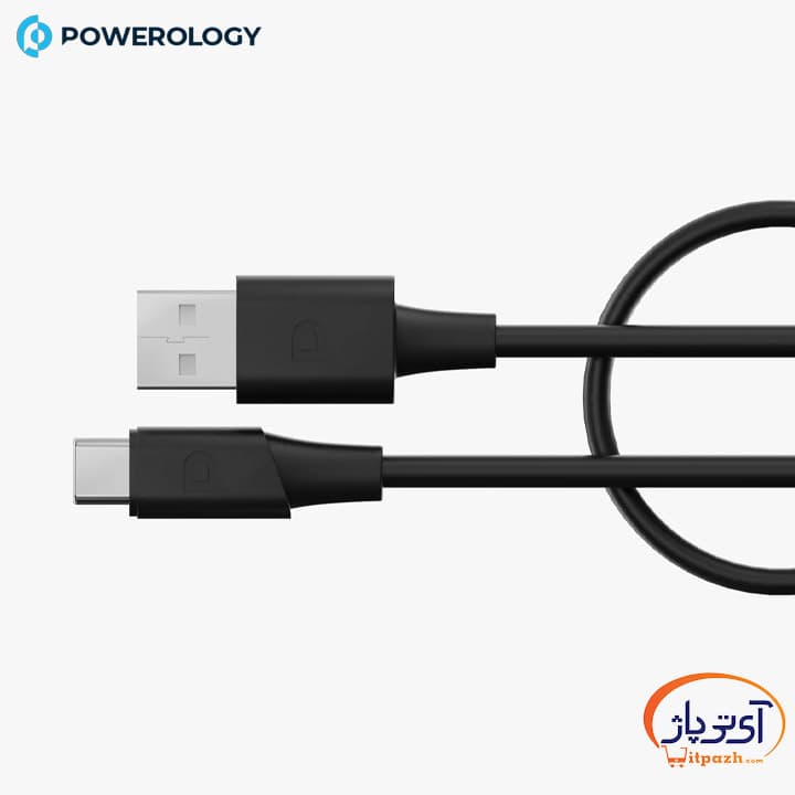 کابل پاورولوژی TPE JACKET OVER-MOLDED نوع USB-A به Type-C طول 2M — تصویر ۳