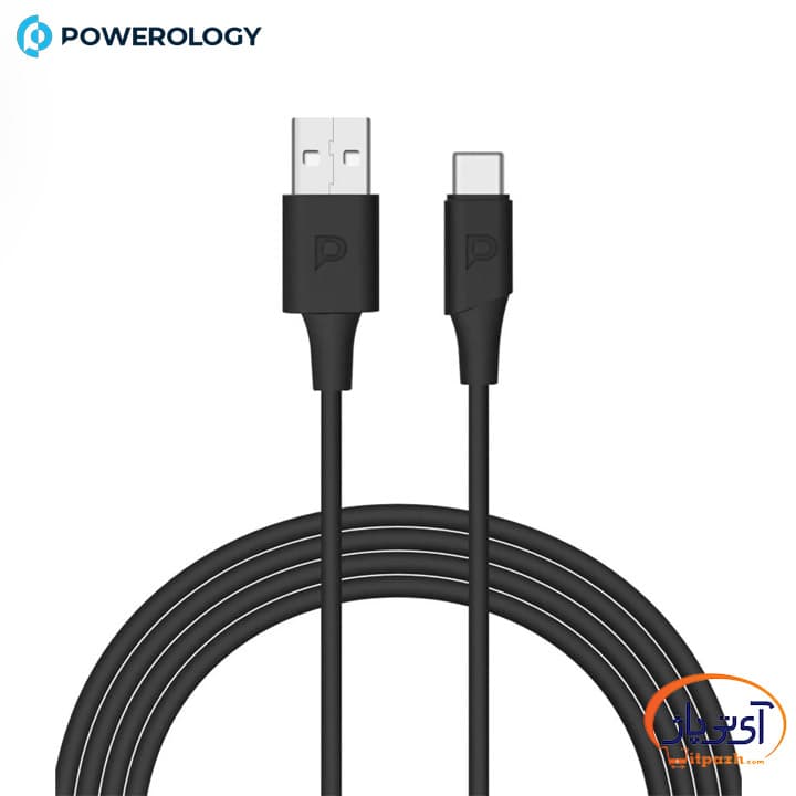 کابل پاورولوژی TPE JACKET OVER-MOLDED نوع USB-A به Type-C طول 2M