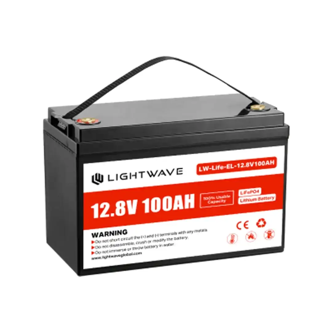 باتری لیتیوم آهن فسفات 12.8 ولت 100 آمپر ساعت لایت ویو مدل LW-Life-EL-12.8V100AH — تصویر ۲