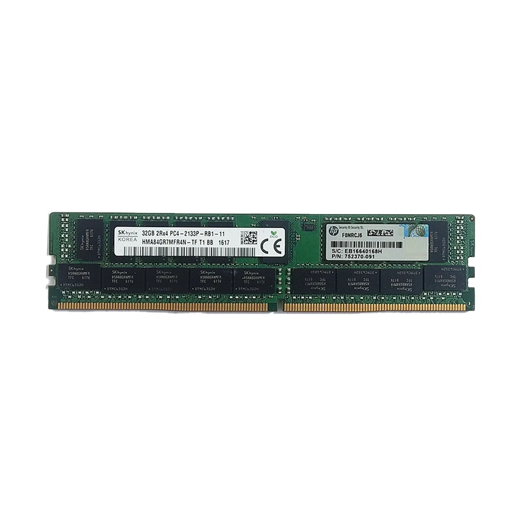 رم سرور HP 32GB Dual Rank 2Rx4 PC4 2133P-R Registered 752370-091 — تصویر ۲