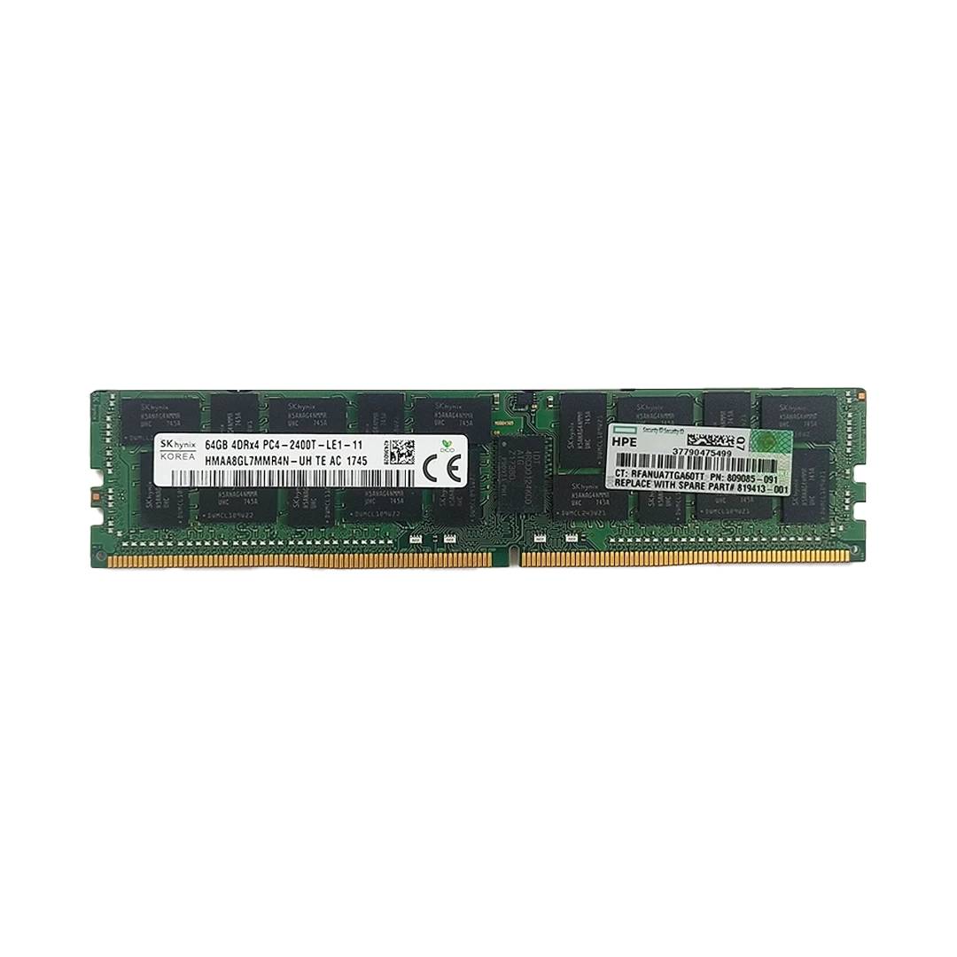 رم سرور HPE 64GB Quad Rank 4DRx4 DDR4-2400 Load Reduced 809085-091 — تصویر ۲