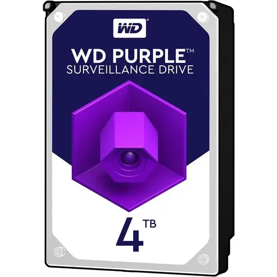 هارددیسک اینترنال وسترن دیجیتال بنفش مدل Western Digital Purple 4TB Internal HDD ظرفیت 4 ترابایت WD43PURZ