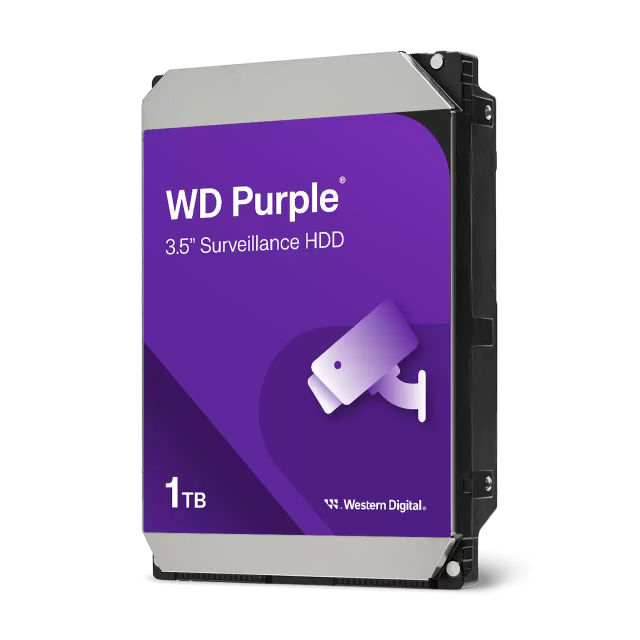 هارددیسک اینترنال وسترن دیجیتال بنفش مدل Purple WD10PURZ ظرفیت 1 ترابایت