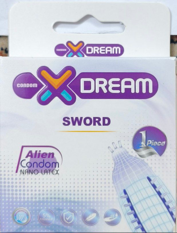 کاندوم خاردار فضایی شمشیری ایکس دریم مدل SWORD — تصویر ۲