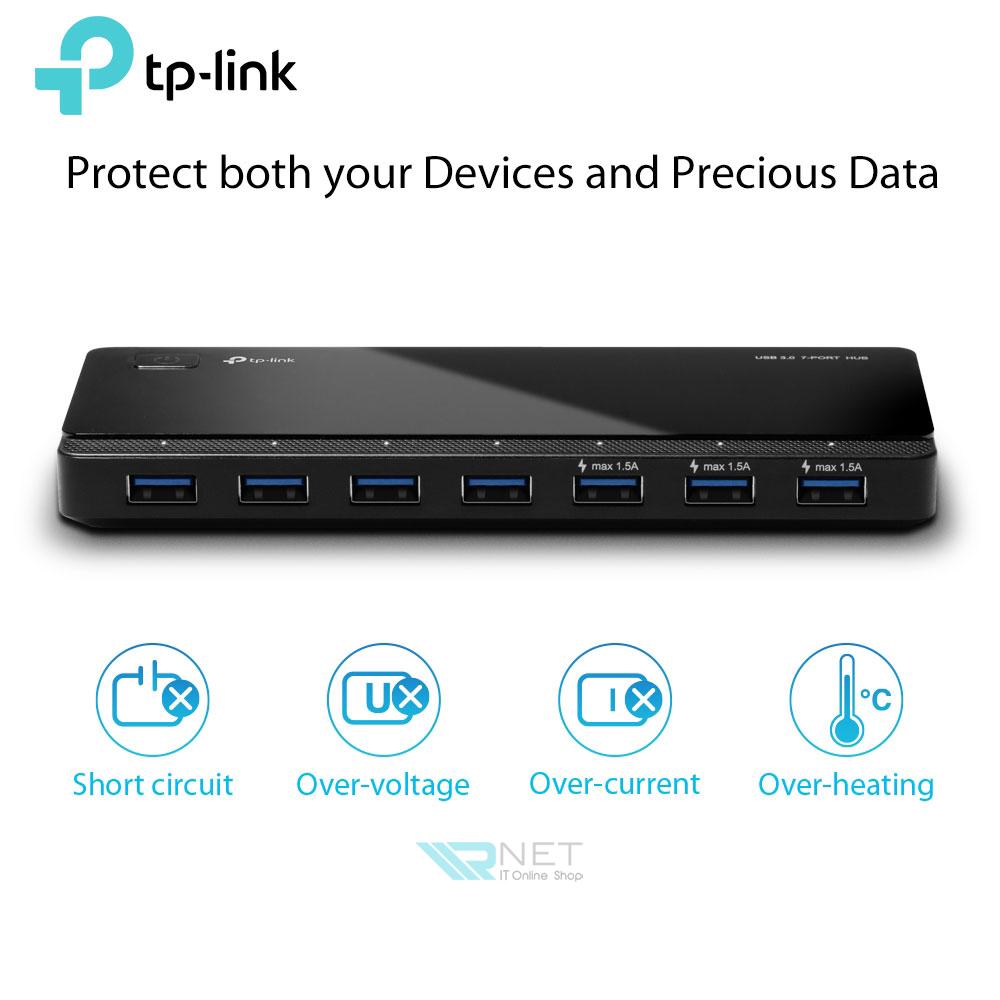 هاب 7 پورت USB0.3 تی پی لینک مدل TP-Link UH700 — تصویر ۷